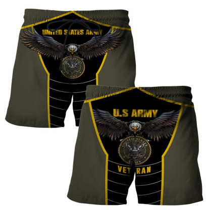 U.S Army veteran Eagle Pride design 3d print shirts Proud Military