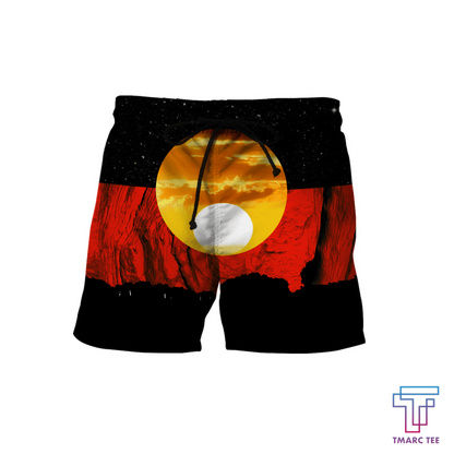 Tmarc Tee Australia Koori Kangaroo Aboriginal Flag™ All Over Print Hoodies HC
