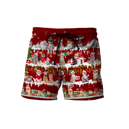 All Cat Breeds Christmas unisex 3d all over printed shirts