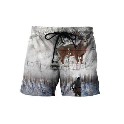 Hunting Deer Snow Camo Unisex Shirts