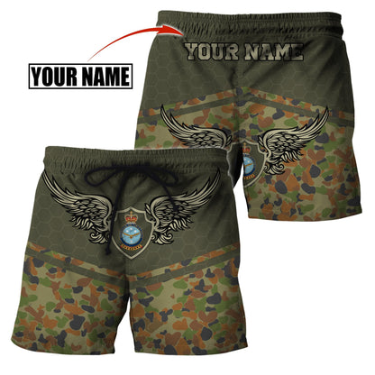 Premium Personalized Australian Air Force Camo Anzac Day 3D Printed Hoodie