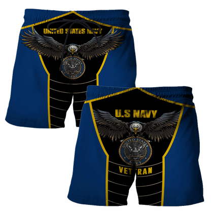 U.S Navy veteran Eagle Pride design 3d print shirts Proud Military