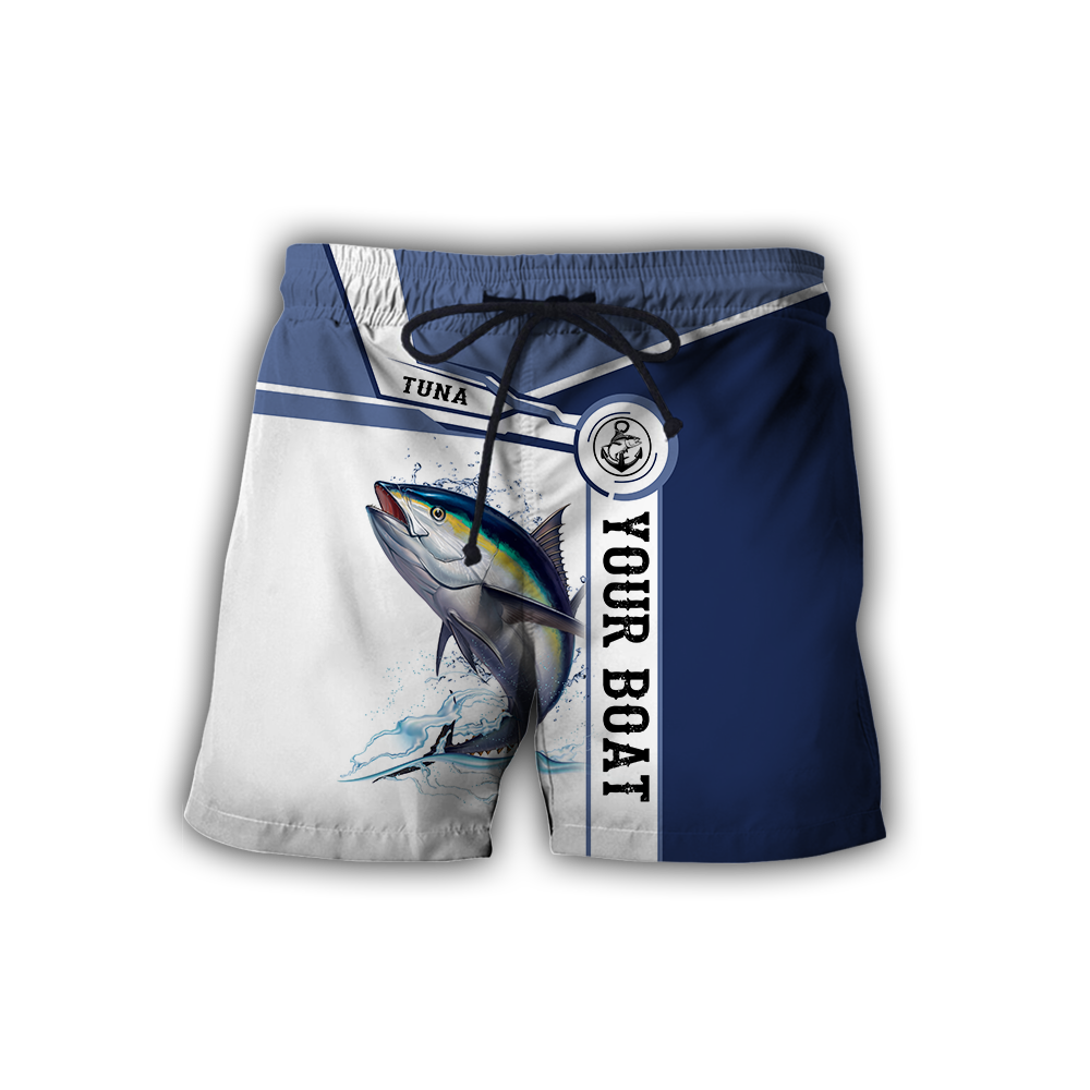Custom name Tuna fishing Catch and Release 3D Design print shirts
