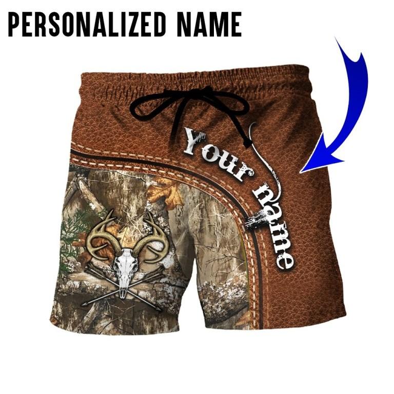 Premium Personalized Name Hunting 3D All Over Printed Unisex Shirts