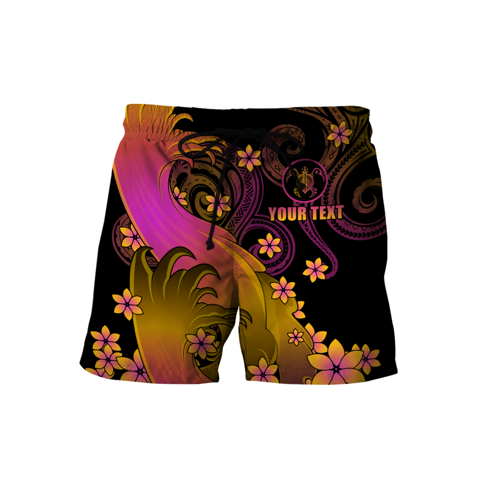 Amazing Polynesian Personalized Wave And Frangipani Unisex Hawaii Shirt