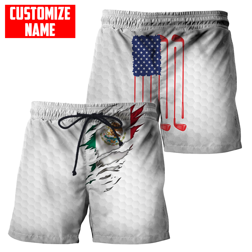 Persionalized Mexico 3D All Over Printed Unisex Shirts