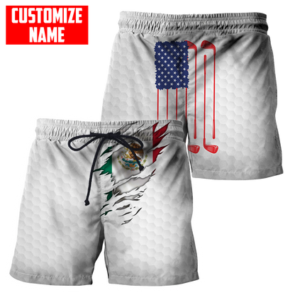 Persionalized Mexico 3D All Over Printed Unisex Shirts