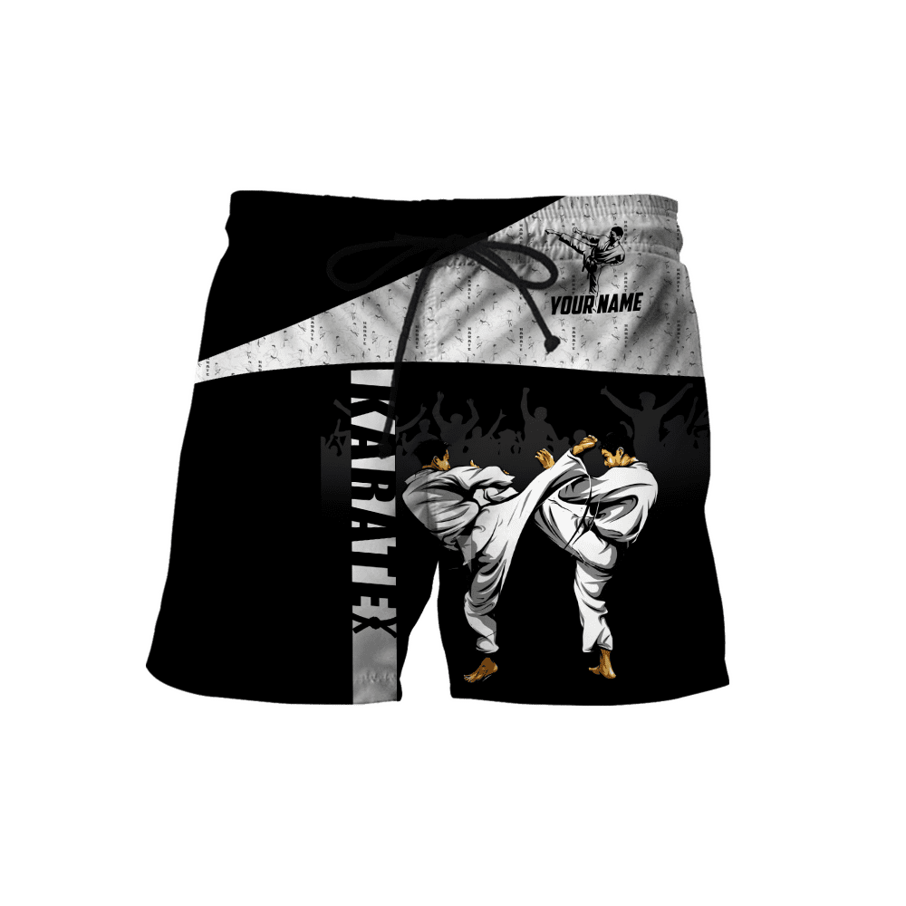 Customize Name Karate 3D All Over Printed Unisex Shirts