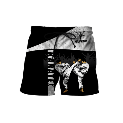Customize Name Karate 3D All Over Printed Unisex Shirts