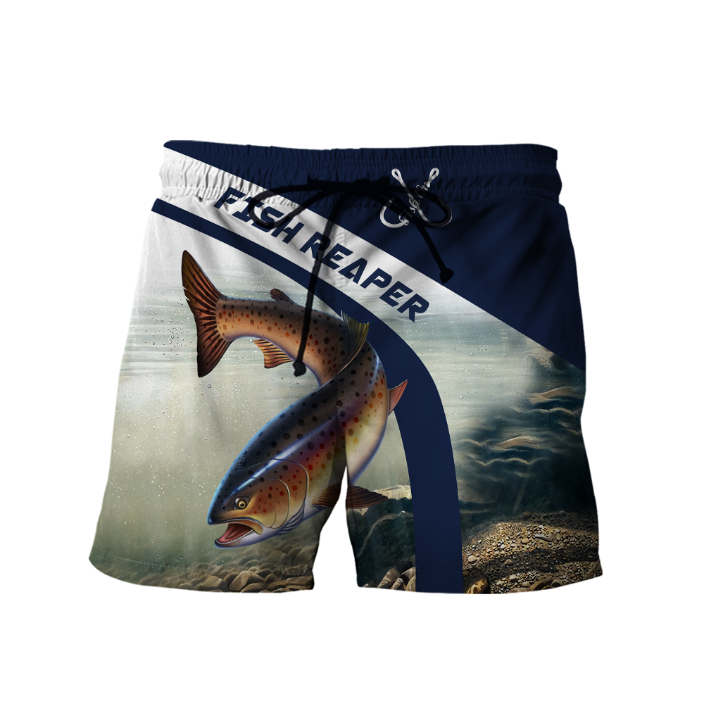 Custom name Trout-Salmon fishing design 3d print shirts