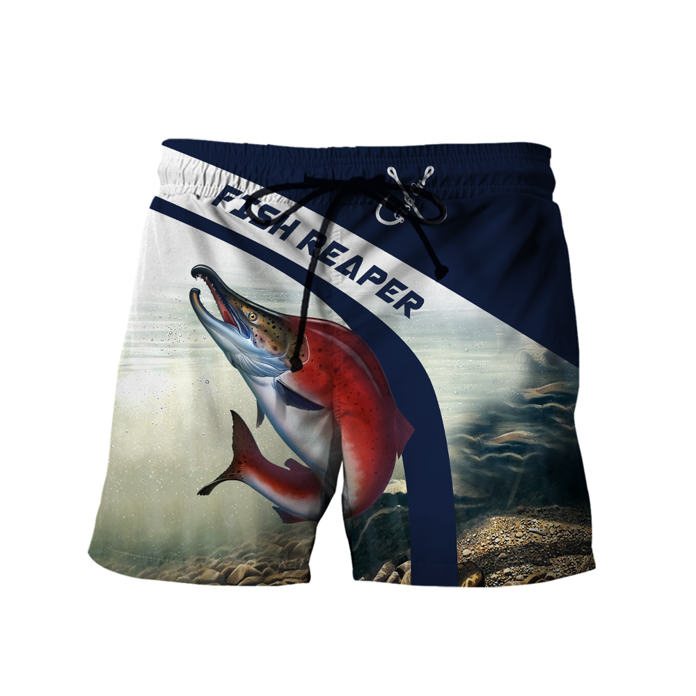 Custom name Trout-Salmon fishing design 3d print shirts