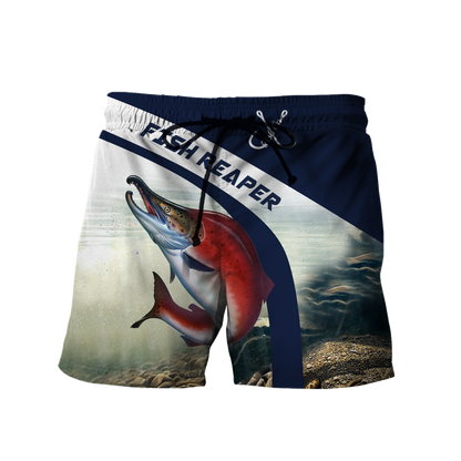 Custom name Trout-Salmon fishing design 3d print shirts