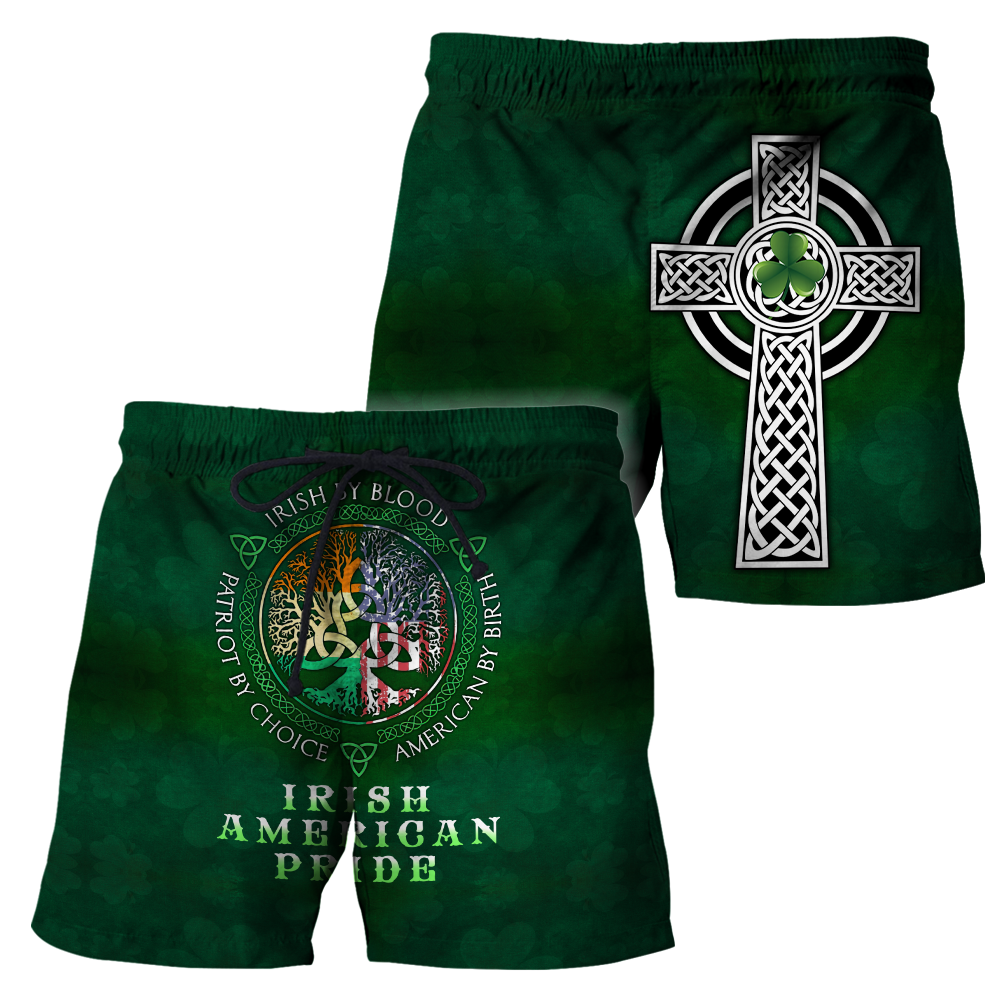 Irish American Pride Saint Patrick's Day 3D All Over Printed Shirts For Men And Women TN