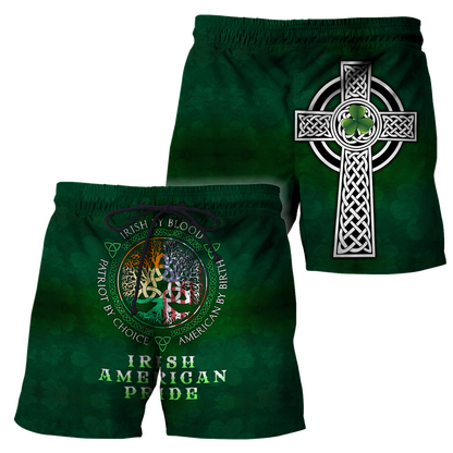 Irish American Pride Saint Patrick's Day 3D All Over Printed Shirts For Men And Women TN