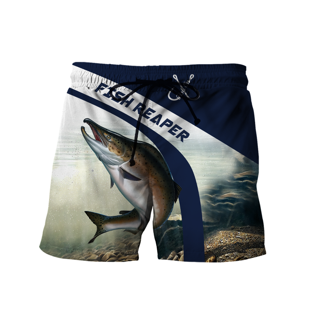 Custom name Trout-Salmon fishing design 3d print shirts