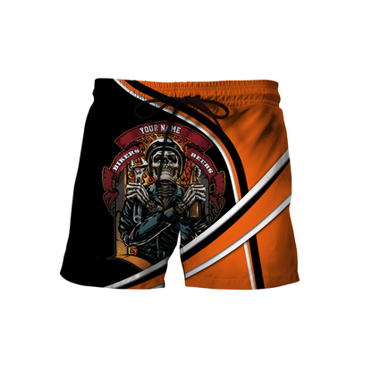 Personalized Name Motorcycle Racing 3D All Over Printed Unisex Shirts Bikers And Beer