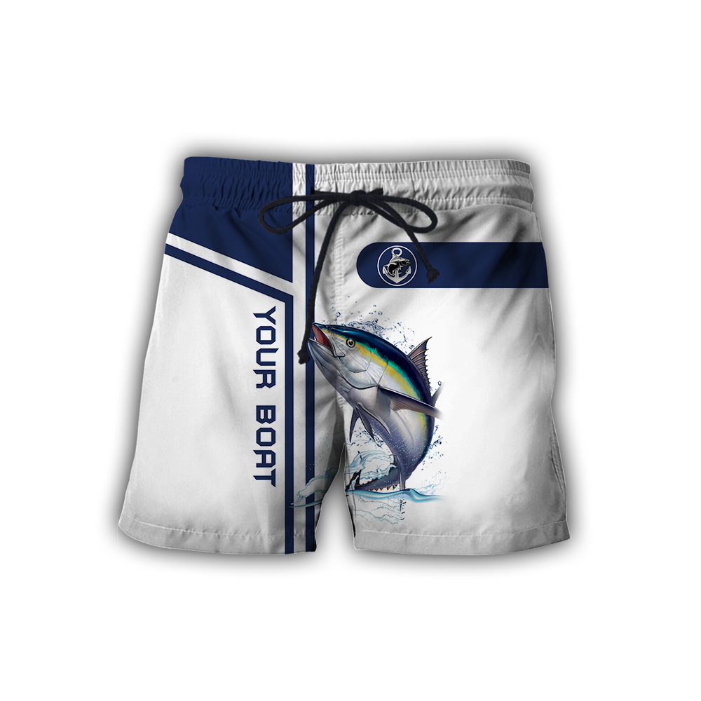 Custom name Tuna fishing team Catch and Release 3D Design print shirts