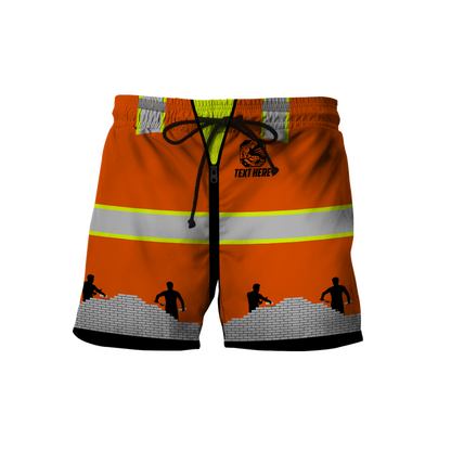 Premium Unisex Hoodie Customize Bricklayer Safety ML