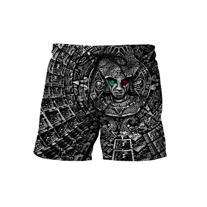 Aztec Warrior Mexican 3D All Over Printed Unisex Hoodie
