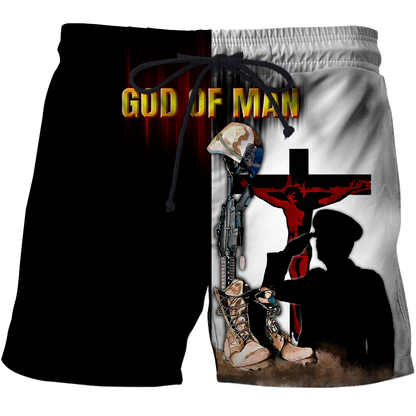Jesus Father's day Persionalized Your Name 3D All Over Printed Shirts JJ28052102 KT
