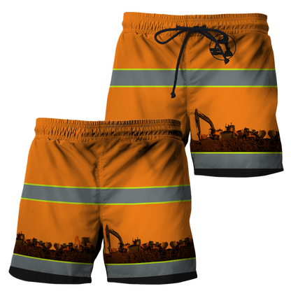 Personalized Excavator 3D All Over Printed Unisex Shirts