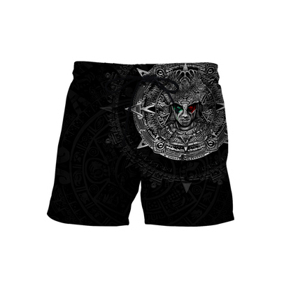 Mexico Aztec Warrior 3D All Over Printed Unisex Hoodie