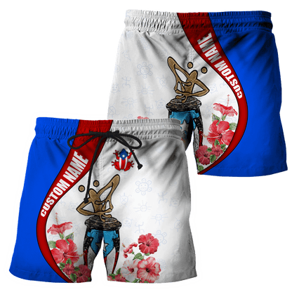 Customize Name Puerto Rico Symbol Hoodie For Men And Women