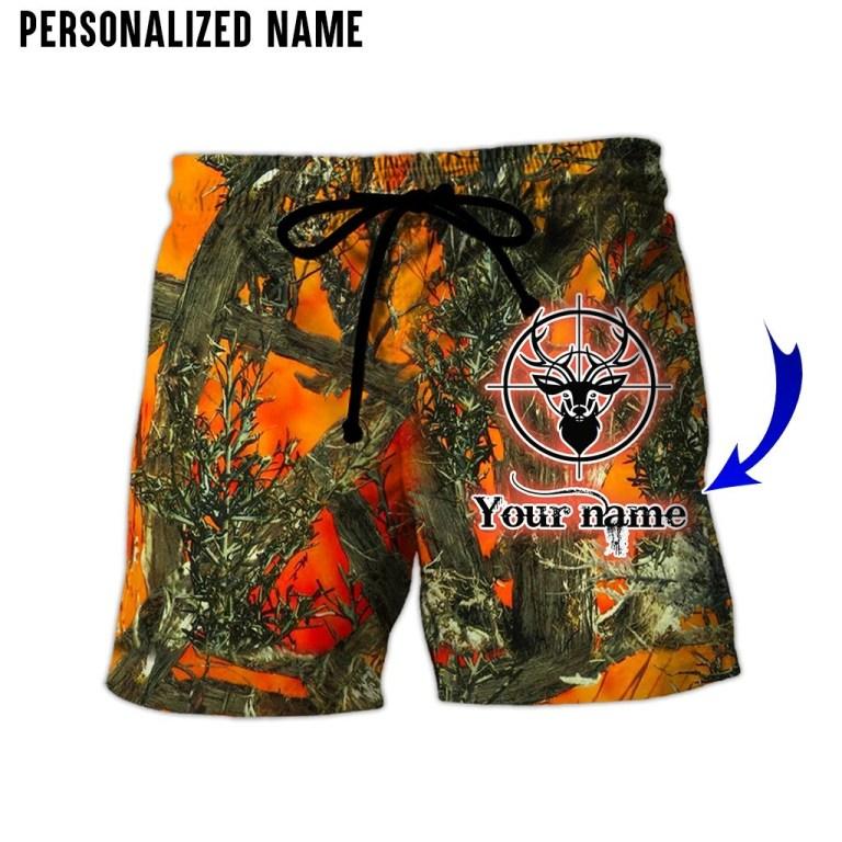 Premium Personalized Name Hunting 3D All Over Printed Unisex Shirts