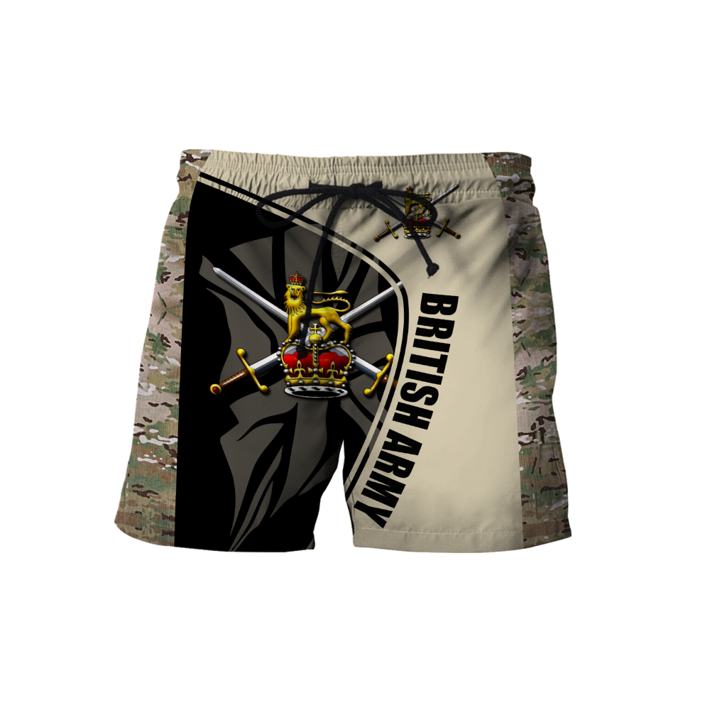 Custom name British Army UK Veteran 3D print shirts