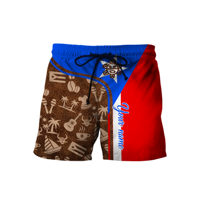 Customize Name Puerto Rico Symbol Hoodie For Men And Women