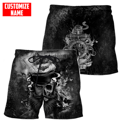 Customized name A Smooth Sea Never Made A Skillful Sailor 3D Printed Shirts