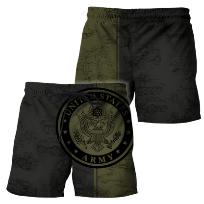 Army Customize Name 3D All Over Printed Shirts TNA27052105