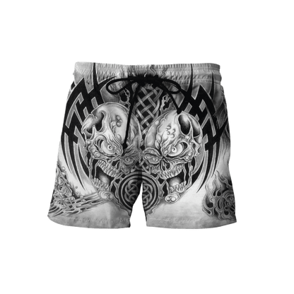 Premium Unisex All Over Printed Smocky Skull Shirts MEI
