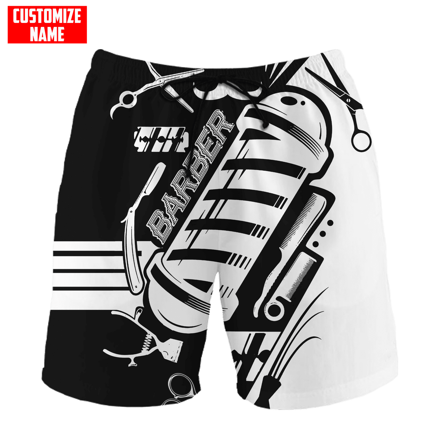 Personalized Name Barber 3D All Over Printed Unisex Shirts