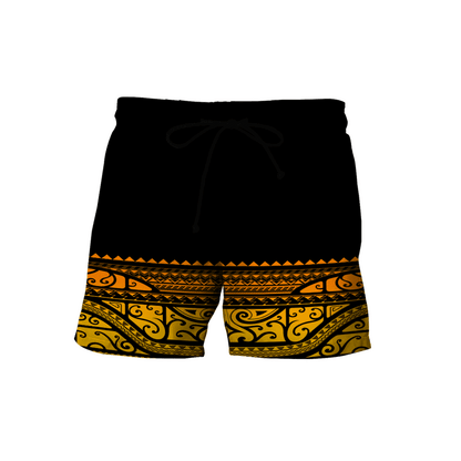 Polynesian Golden Tattoo Unisex Shirts ML