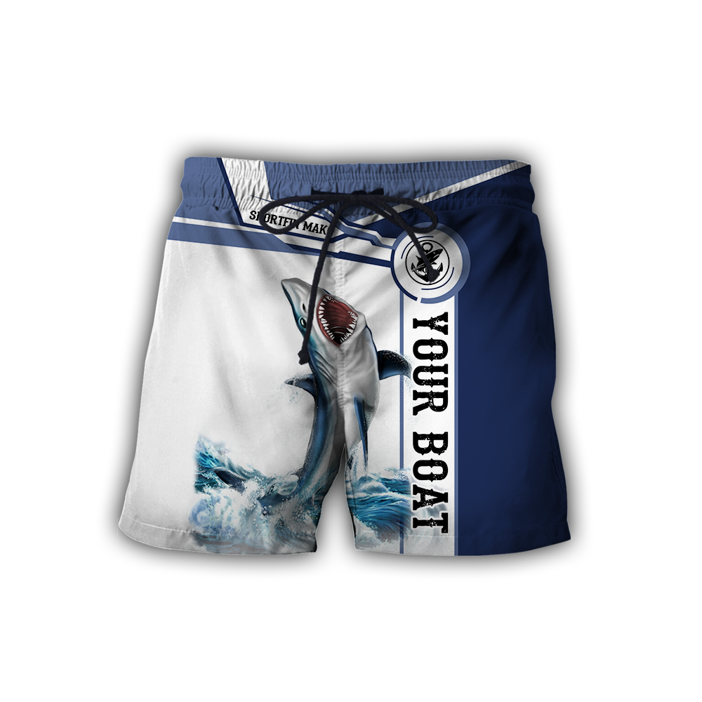 Custom name Shortfin Mako fishing Catch and Release 3D Design print shirts