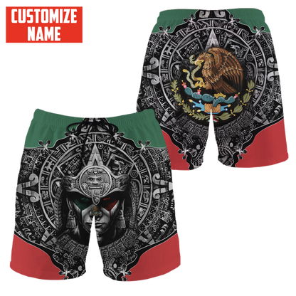 Personalized Name Aztec Mexican 3D All Over Printed Unisex Shirts