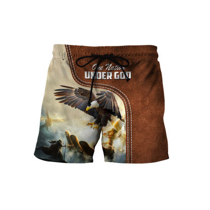 One Nation Under God 3D All Over Printed Shirts