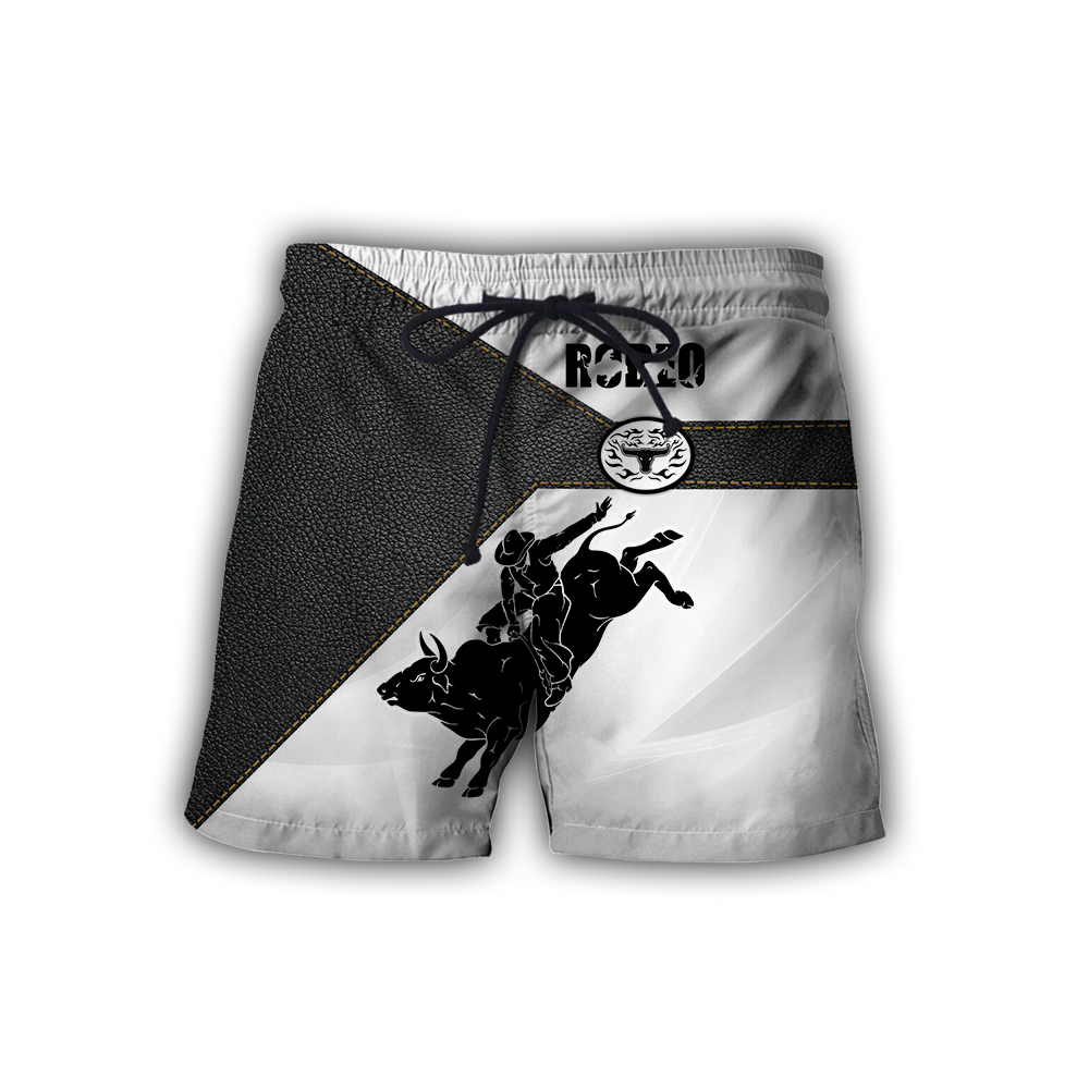 Personalized Name Bull Riding 3D All Over Printed Unisex Shirts Black Rodeo