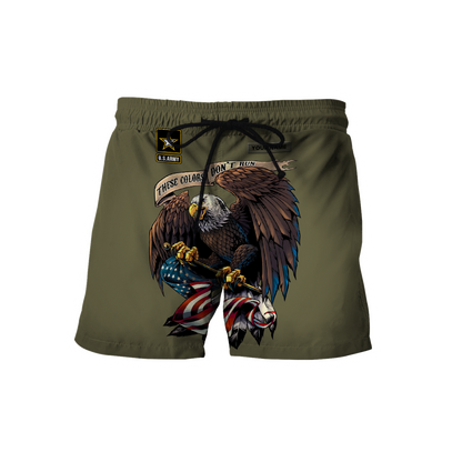 Custom name US Army Veteran Basic Eagle 3d printed shirts Proud Military