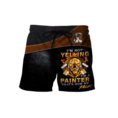 Tmarc Tee Personalized Name Painter 3D All Over Printed Unisex Shirts Leather Texture Ver 3