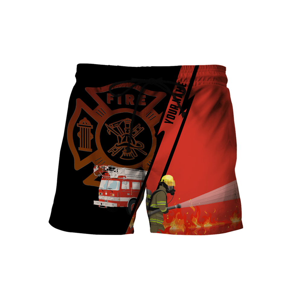 Customize Name Firefigher Hoodie For Men And Women