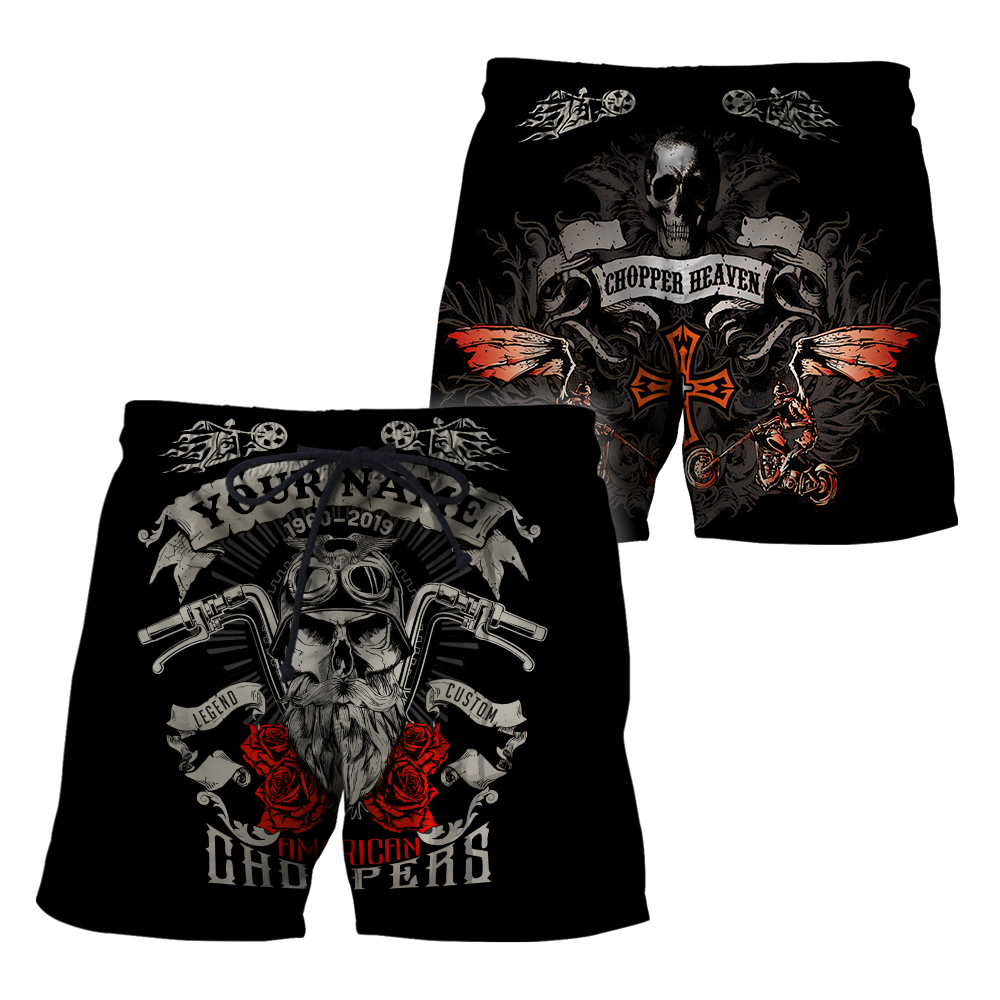 Customize Name Motorcycle Racing 3D All Over Printed Unisex Shirts American Choppers