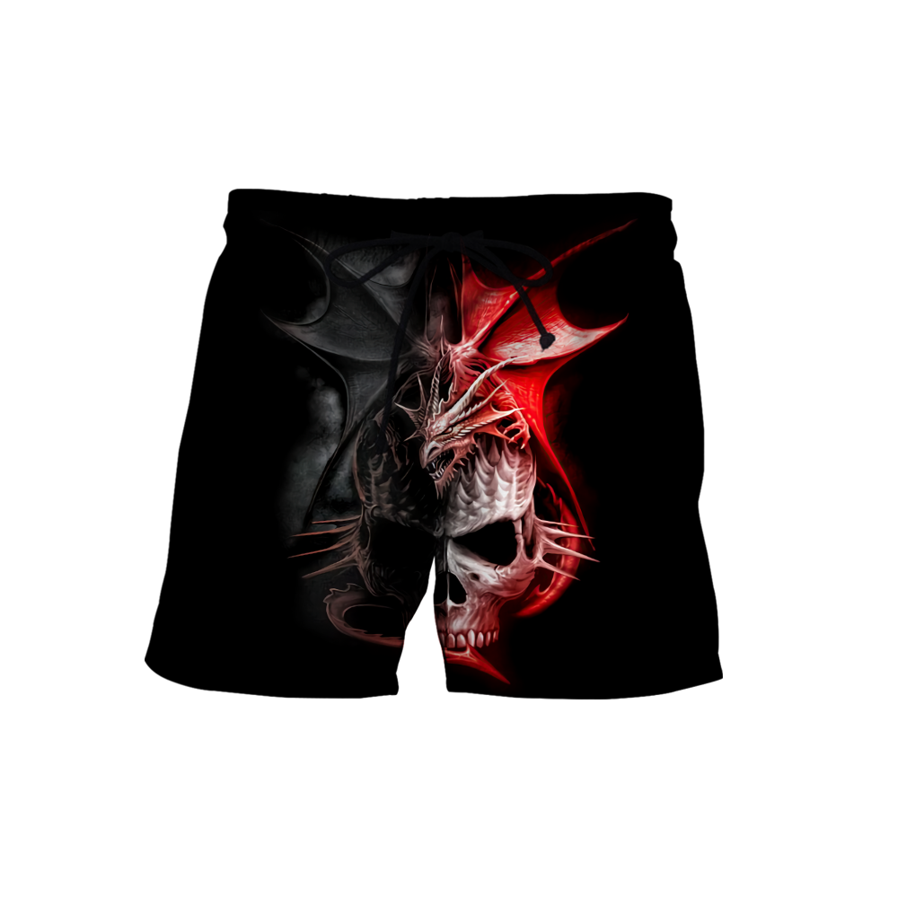 Dragon Skull 3D Hoodie Shirt For Men And Women Custom Name