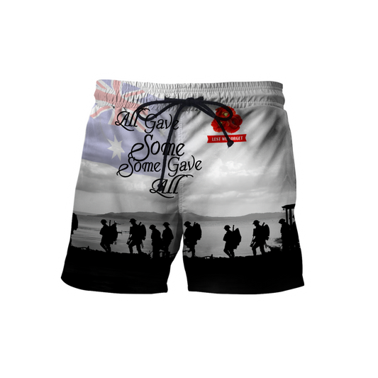 Premium Lest We Forget Anzac Day 3D All Over Printed
