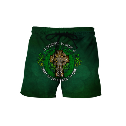 Premium Unisex Hoodie Irish St.Patrick  Celtic Cross And Shamrock  ML