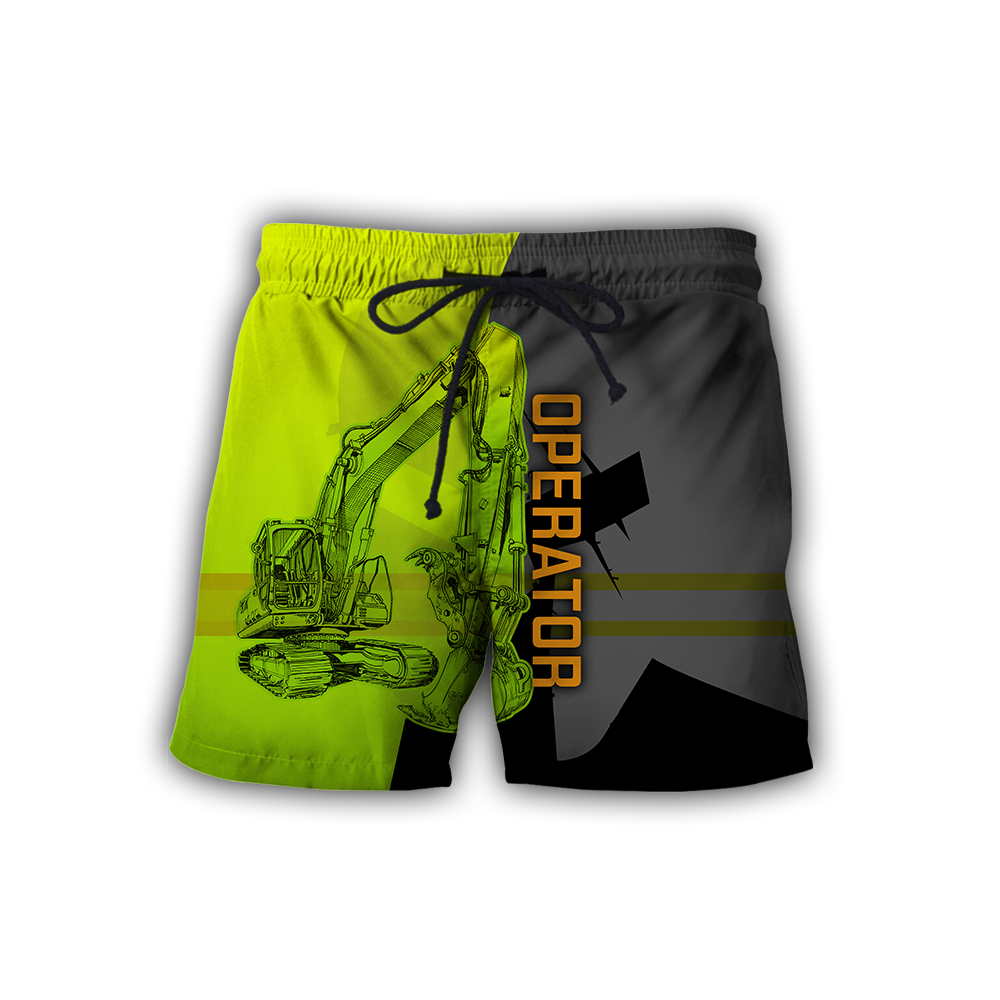 Customize Name Heavy Equipment Operator 3D All Over Printed Unisex Shirts