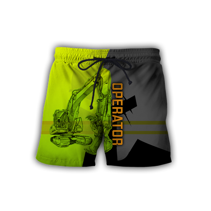 Customize Name Heavy Equipment Operator 3D All Over Printed Unisex Shirts