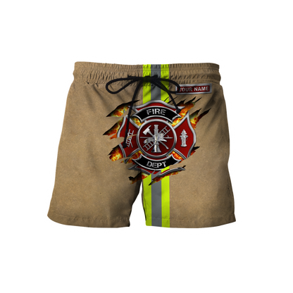 Customize Name Firefighter Hoodie Shirts For Men And Women