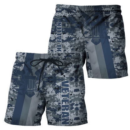 Custom name US Navy Veteran Camo 3d printed shirts Proud Military